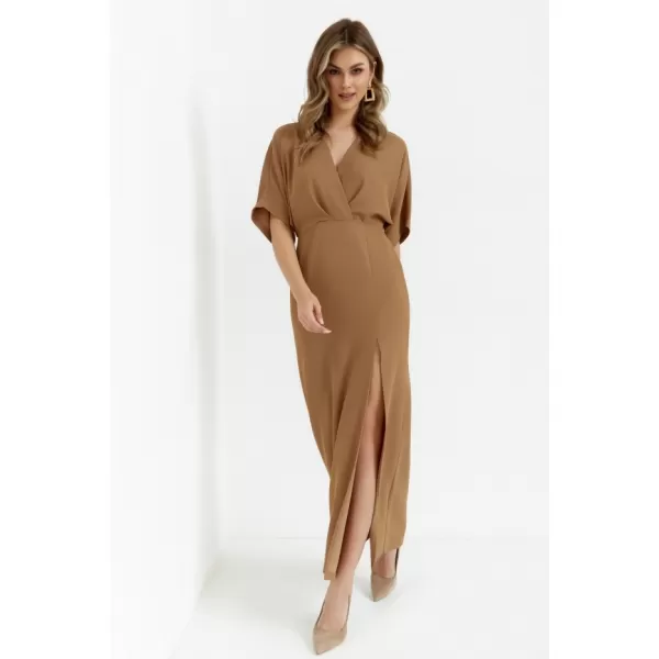  Rochie MAKOVER K163 BEJ 