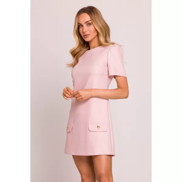  Rochie MOE M855 PIERSICĂ 