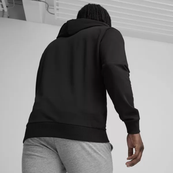  Panoul pentru bărbați PUMA TEAMGOAL CASUALS HOODY 658618_03 PUMA BLACK/PUMA WHITE 