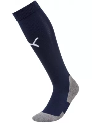 Șosete de fotbal PUMA TEAM LIGA SOCKS CORE 703441_06 PEACOAT/ PEACOAT/PUMA WHITE