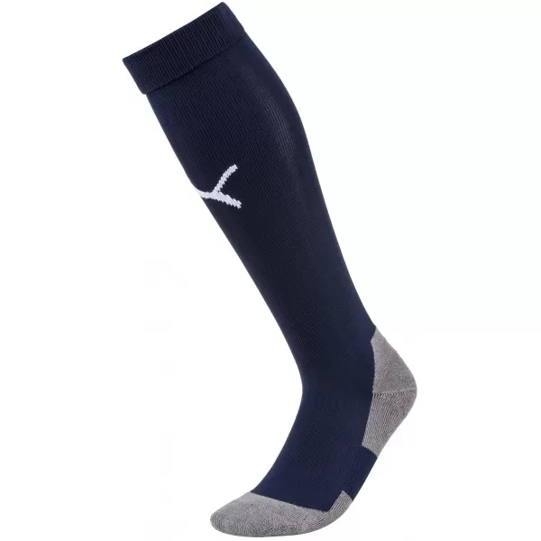  Șosete de fotbal PUMA TEAM LIGA SOCKS CORE 703441_06 PEACOAT/ PEACOAT/PUMA WHITE 