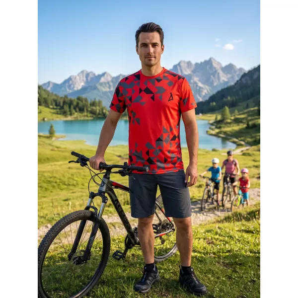  Premium funcțional pentru bărbați ALTISPORT VOJ/ALM108TR01 ROŞU 