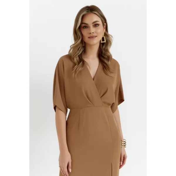  Rochie MAKOVER K163 BEJ 