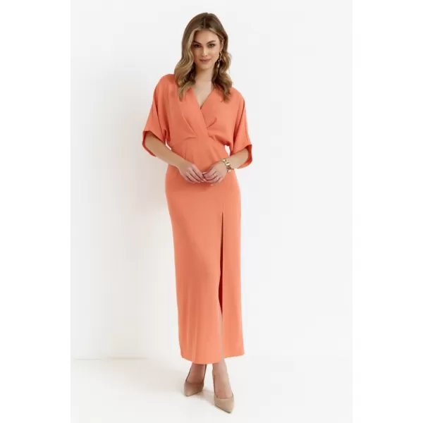  Rochie MAKOVER K163 PORTOCALE 