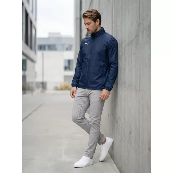  Jachetă bărbătească PUMA TEAMGOAL ALL WEATHER JACKET 659038_06 PUMA NAVY/PUMA WHITE 