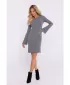 Rochie MOE M821 MELANGE GRI