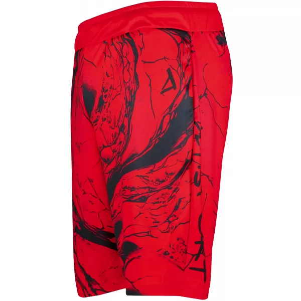  Premium pantaloni scurți funcționali pentru bărbați ALTISPORT VOJ/ALM071KRA01 ROŞU 