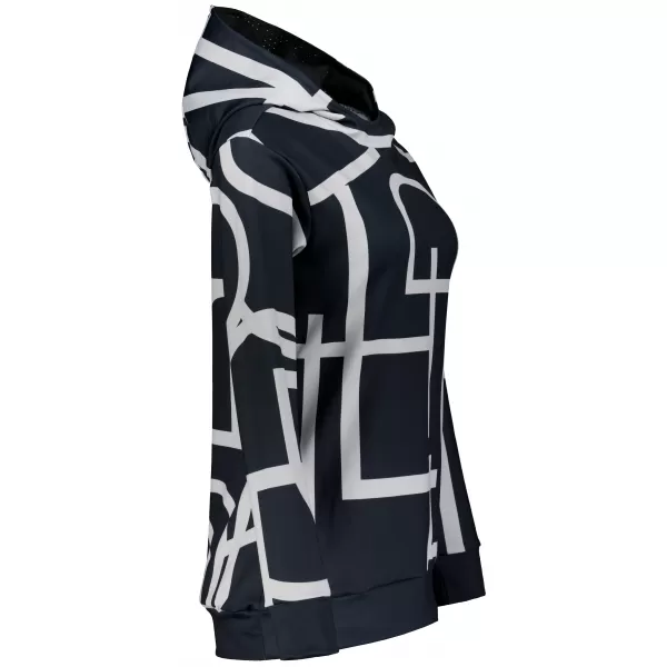  Premium cu hanorac funcțional pentru femei ALTISPORT VOJ/ALW085MI01 NEGRU 