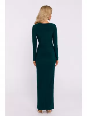 Rochie MOE M840 VERDE STICLA
