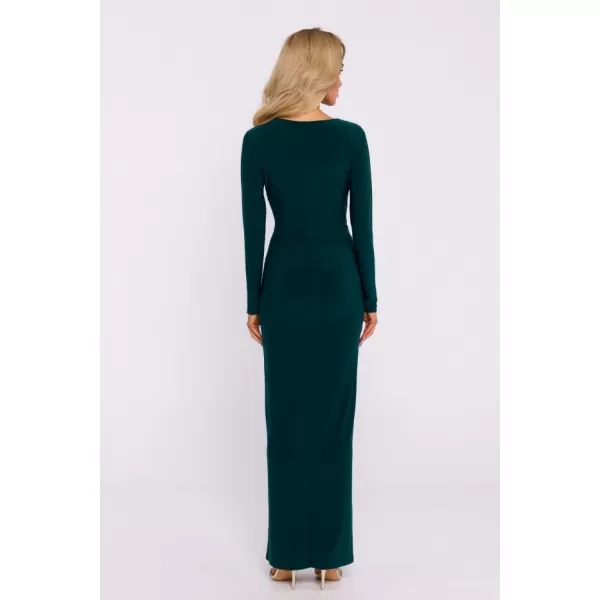  Rochie MOE M840 VERDE STICLA 