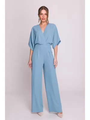Salopete de dama STYLOVE S395 ALBASTRU CERUL