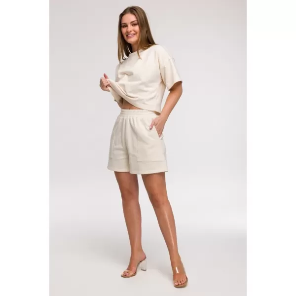  Pantaloni scurți de damă BEWEAR B295 VANILIE 