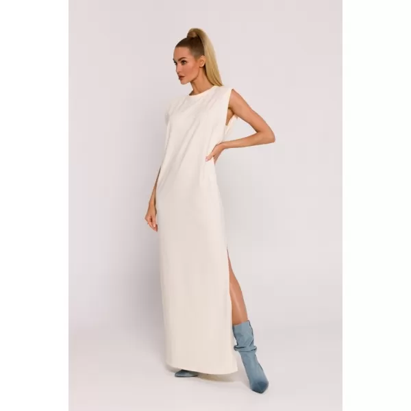  Rochie MOE M790 CREMĂ 