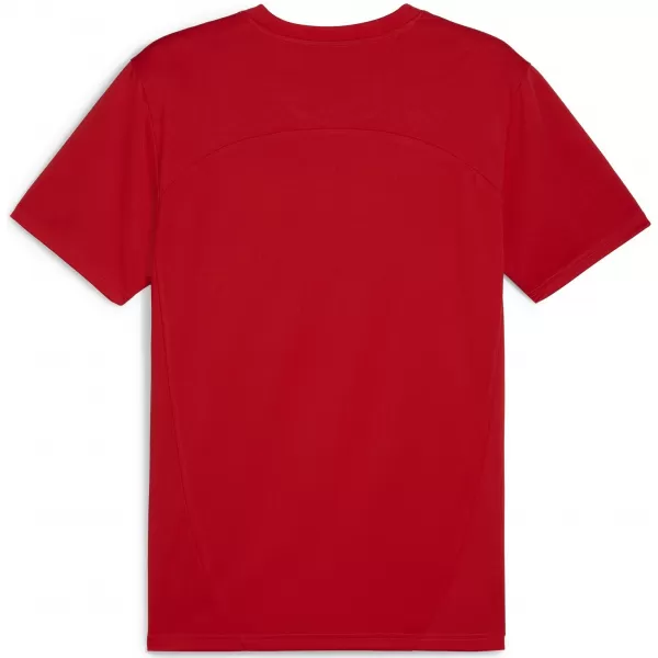  Cămașa funcțională a bărbaților PUMA TEAMFINAL TRAINING JERSEY 658557_01 PUMA RED/PUMA SILVER 