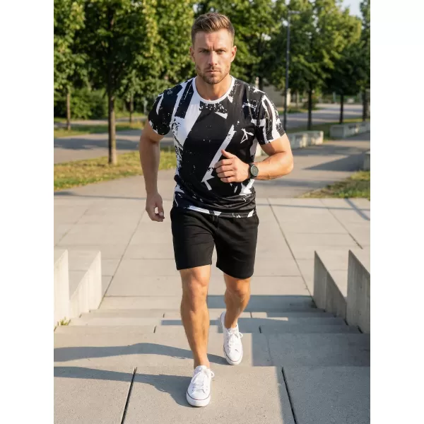  Premium funcțional pentru bărbați ALTISPORT VOJ/ALM079TR01 ALB -NEGRU 