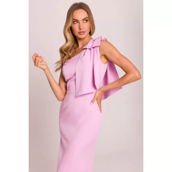  Rochie MOE M847 ROZ BOMBOANĂ 