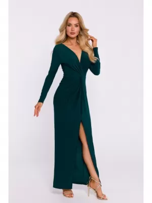 Rochie MOE M840 VERDE STICLA