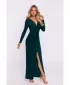 Rochie MOE M840 VERDE STICLA