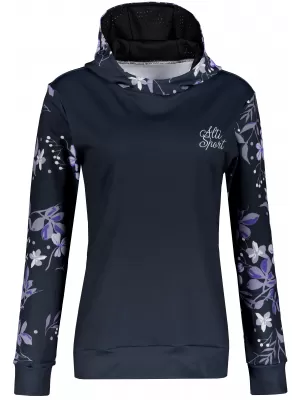 Premium cu hanorac funcțional pentru femei ALTISPORT VOJ/ALW063MI01 NEGRU