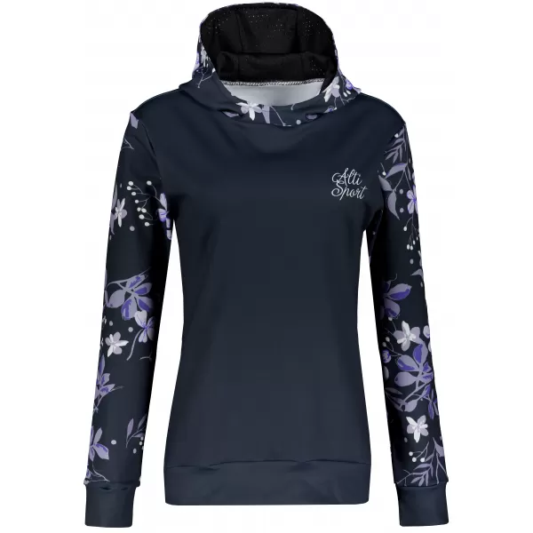  Premium cu hanorac funcțional pentru femei ALTISPORT VOJ/ALW063MI01 NEGRU 