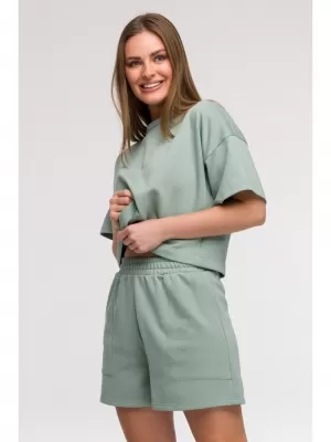 Pantaloni scurți de damă BEWEAR B295 MENTĂ