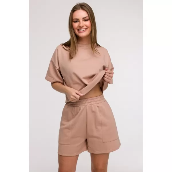  Pantaloni scurți de damă BEWEAR B295 MOCA 