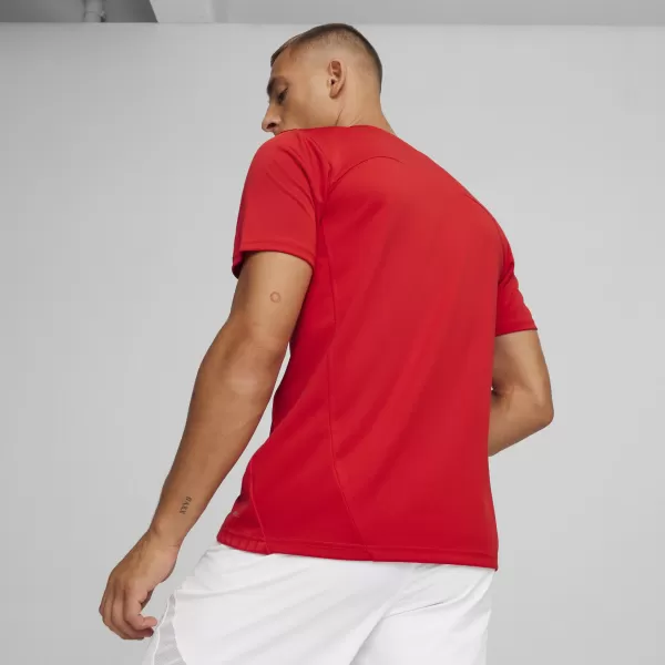  Cămașa funcțională a bărbaților PUMA TEAMFINAL TRAINING JERSEY 658557_01 PUMA RED/PUMA SILVER 