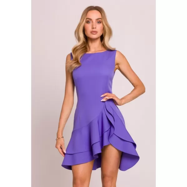 Rochie MOE M850 VIOLET DESCHIS 