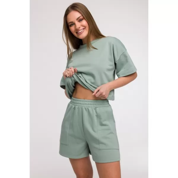  Pantaloni scurți de damă BEWEAR B295 MENTĂ 