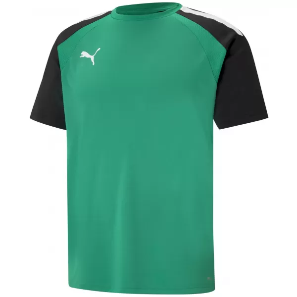  Cămașa funcțională a bărbaților PUMA TEAMPACER JERSEY 704919_05 PEPPER GRAME/ BLACK/ ALB 