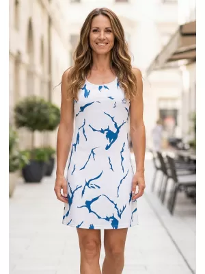 Premium rochie funcțională pentru femei ALTISPORT VOJ/ALW052SAT01 ALB