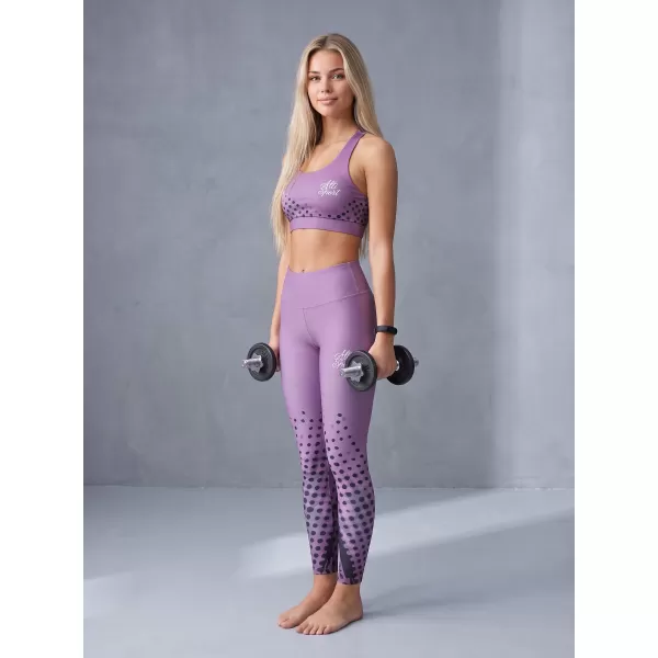  Premium pentru jambiere pentru femei ALTISPORT VOJ/ALW109LEG01 VIOLET 