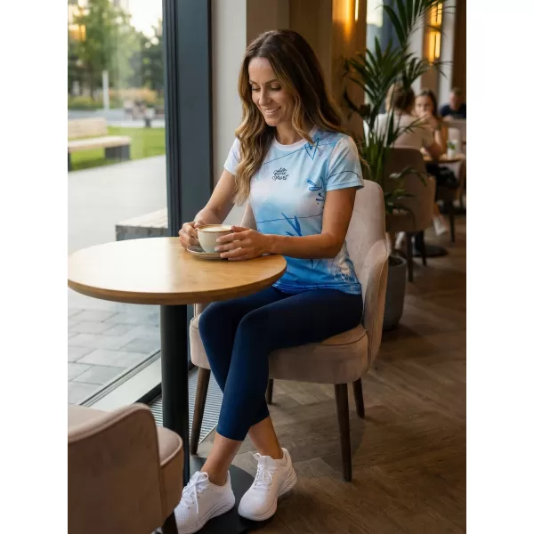  Premium funcțional pentru femei ALTISPORT VOJ/ALW083TR01 ALB -BLUE 