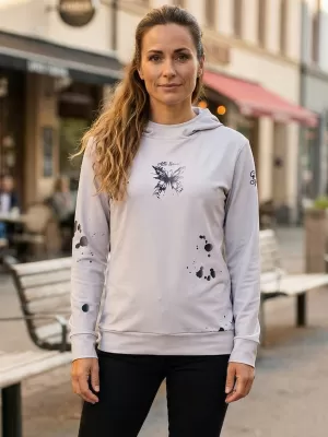 Premium cu hanorac funcțional pentru femei ALTISPORT VOJ/ALW077MI01 GRI -BLACK