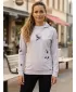 Premium cu hanorac funcțional pentru femei ALTISPORT VOJ/ALW077MI01 GRI -BLACK
