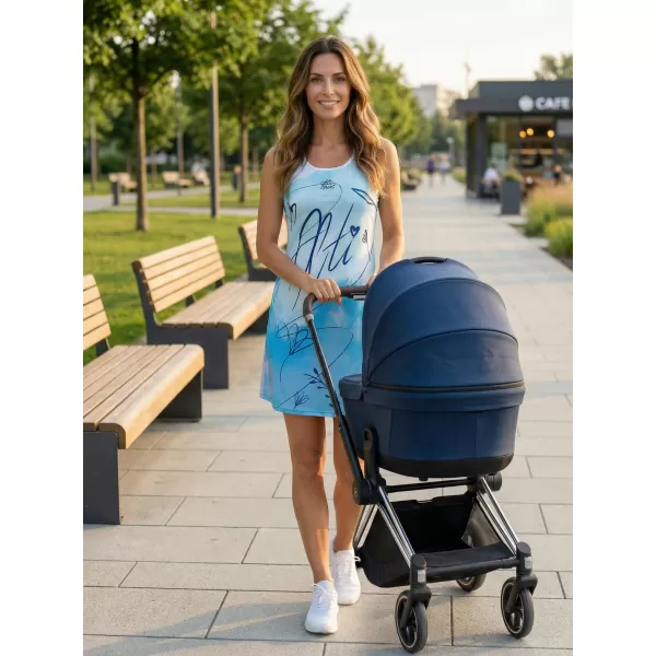  Rochie funcțională premium pentru femei ALTISPORT VOJ/ALW083SAT01 ALB ALBASTRU 