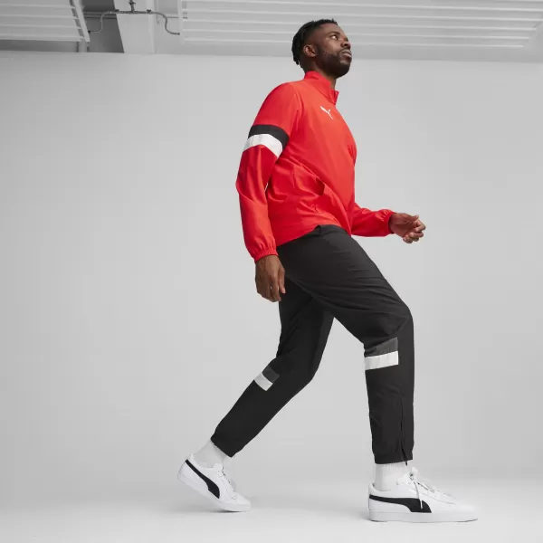  Cult de piese PUMA TEAMRISE WVN TRACKSUIT 659036_01 PUMA RED 