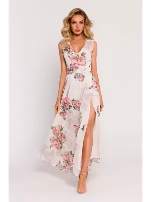 Rochie MOE M781 ALB