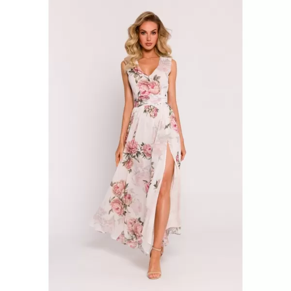  Rochie MOE M781 ALB 