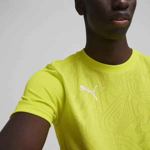  Cămașa funcțională a bărbaților PUMA TEAMFINAL TRAINING JERSEY 658557_30 ELECTRIC LIME/ ARGINT DE VAR ELECTRIC/PUMA 