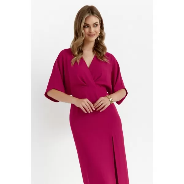  Rochie MAKOVER K163 PRUNĂ 