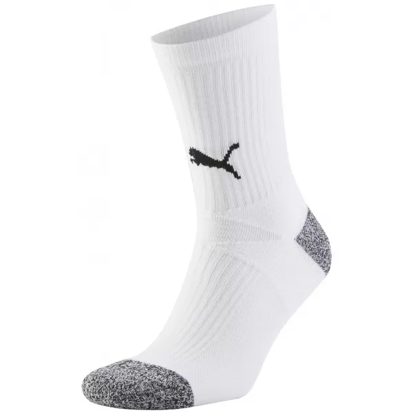  Șosete de fotbal PUMA TEAMLIGA TRAINING SOCKS 657270_04 PUMA WHITE/PUMA BLACK 