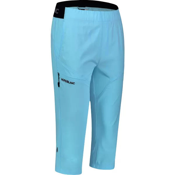  Pantaloni scurți pentru doamne NORDBLANC MAGNIFICENCE NBSPL8203 ALBASTRU DESCHIS 
