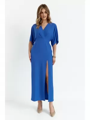 Rochie MAKOVER K163 ALBASTRU