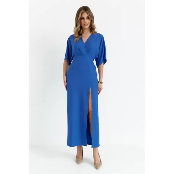  Rochie MAKOVER K163 ALBASTRU 