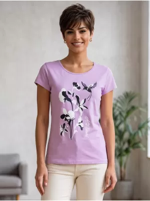 Tricou pentru femei ALTISPORT ALW191122 ORHIDEE