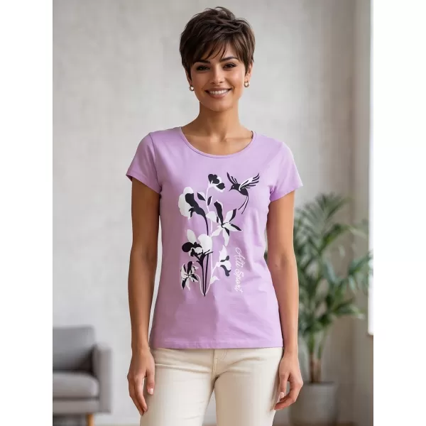  Tricou pentru femei ALTISPORT ALW191122 ORHIDEE 