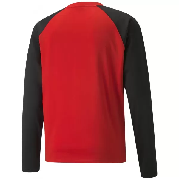  Panoul pentru bărbați PUMA TEAMLIGA TRAINING SWEAT 657238_01 PUMA RED/PUMA BLACK 