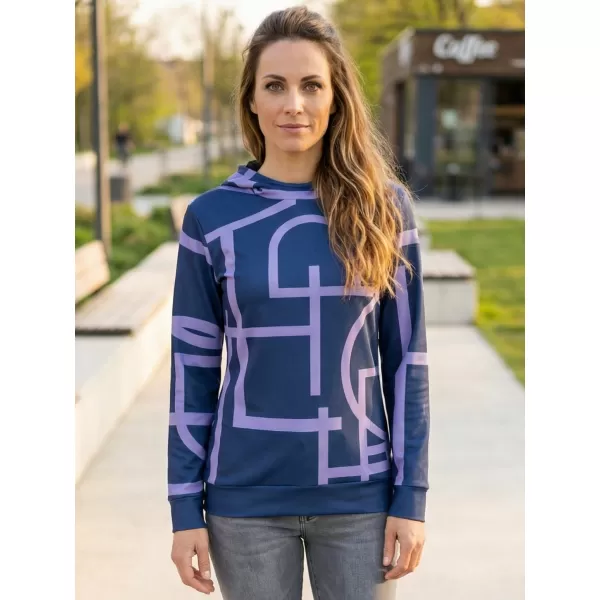  Premium cu hanorac funcțional pentru femei ALTISPORT VOJ/ALW085MI01 VIOLET 