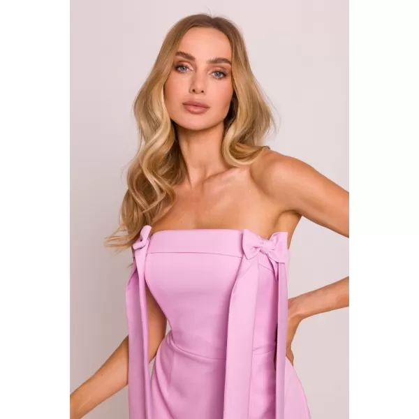  Rochie MOE M851 ROZ BOMBOANĂ 